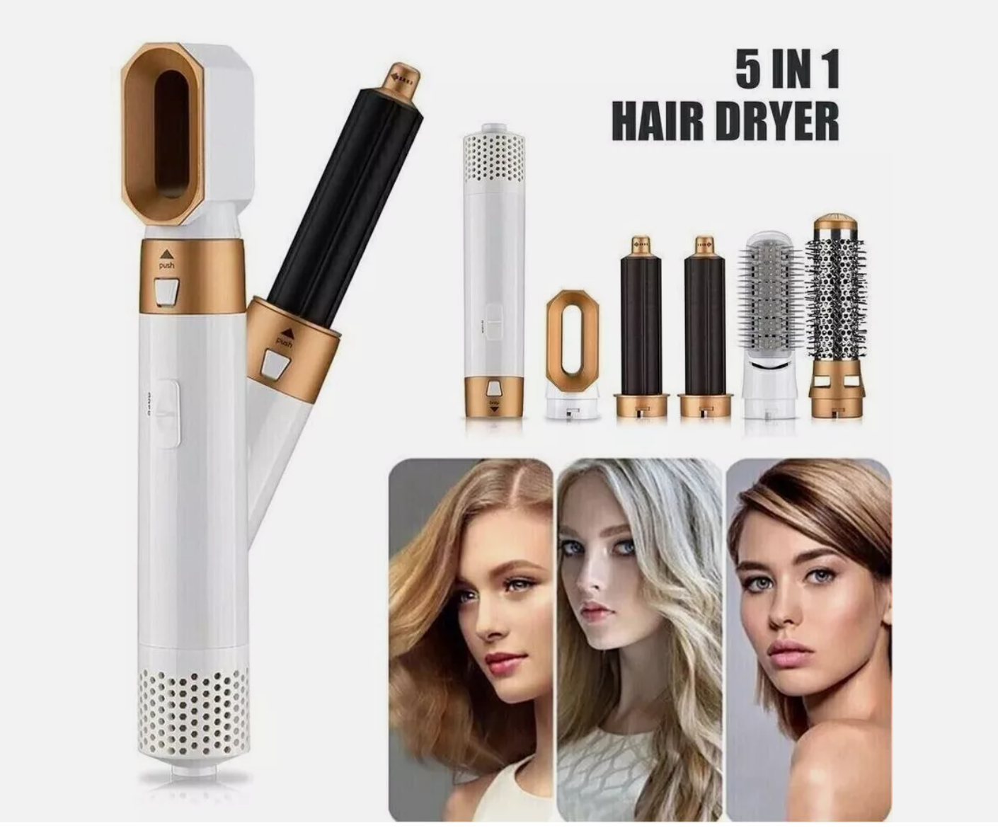 5-in-1 Hair Brush