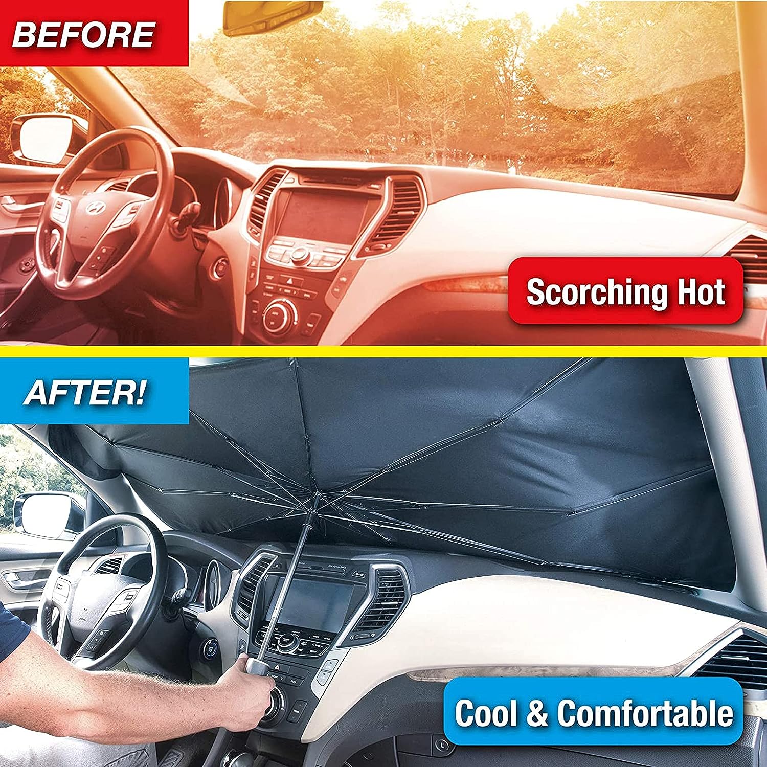 Premium Quality Car Sun Shade | Beat the Heat | Drive in Comfort